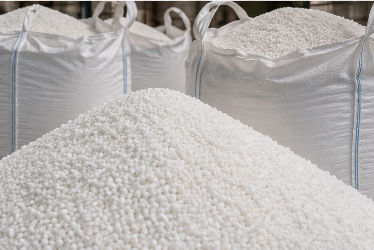 Granular urea and fertilizers in bulk sacks